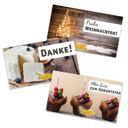 Digitaler Gutschein (Geschenkkarte) per E-Mail und zum Ausdrucken (verschiedene Motive wählbar)