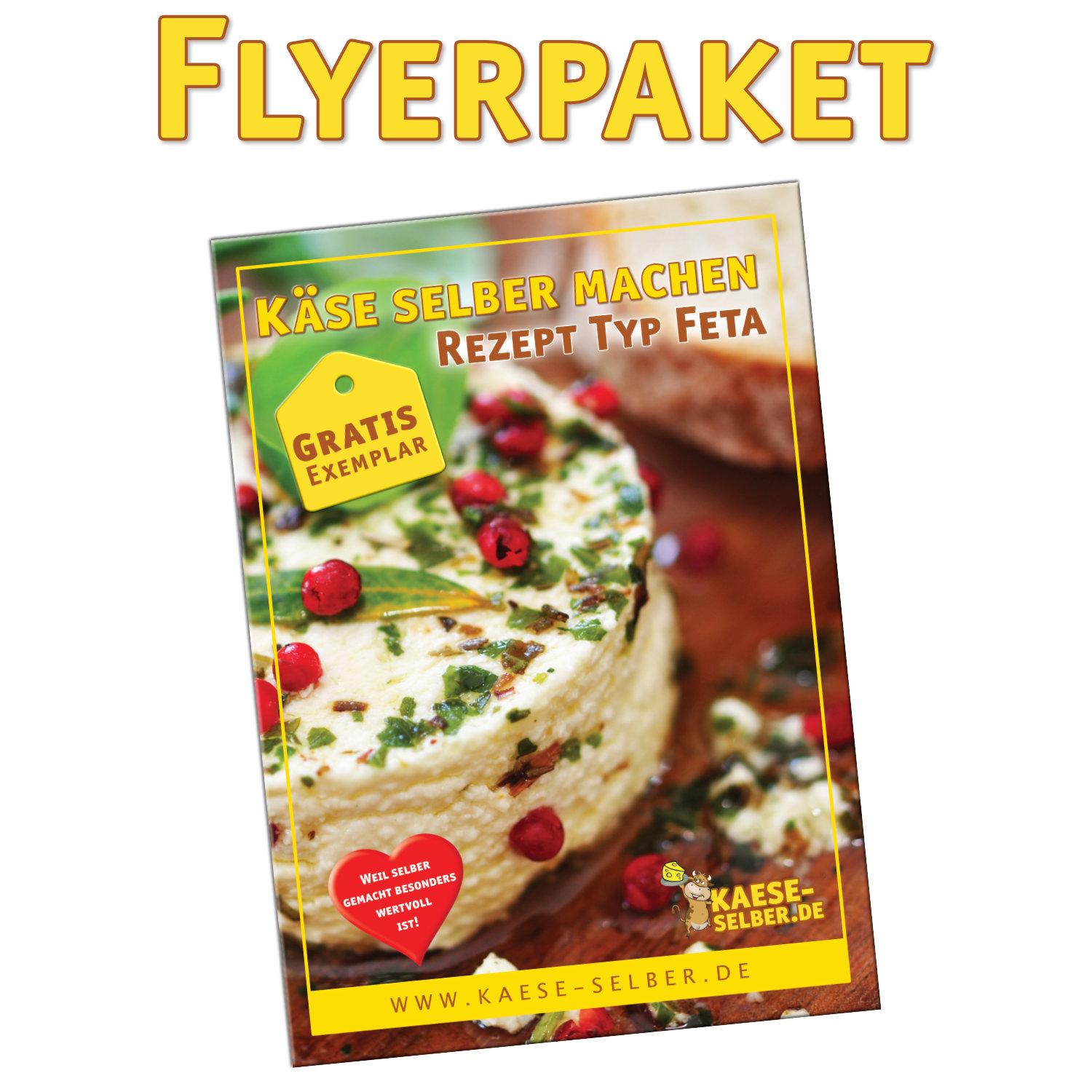 Flyerpaket Milchtankstellen 1kg (ca. 100 Stück)